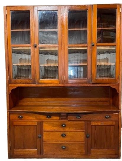 Oak Hutch and Buffet