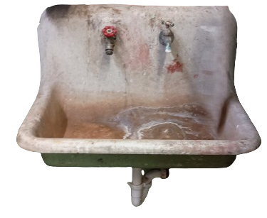 Vintage High Back Farmhouse Sink