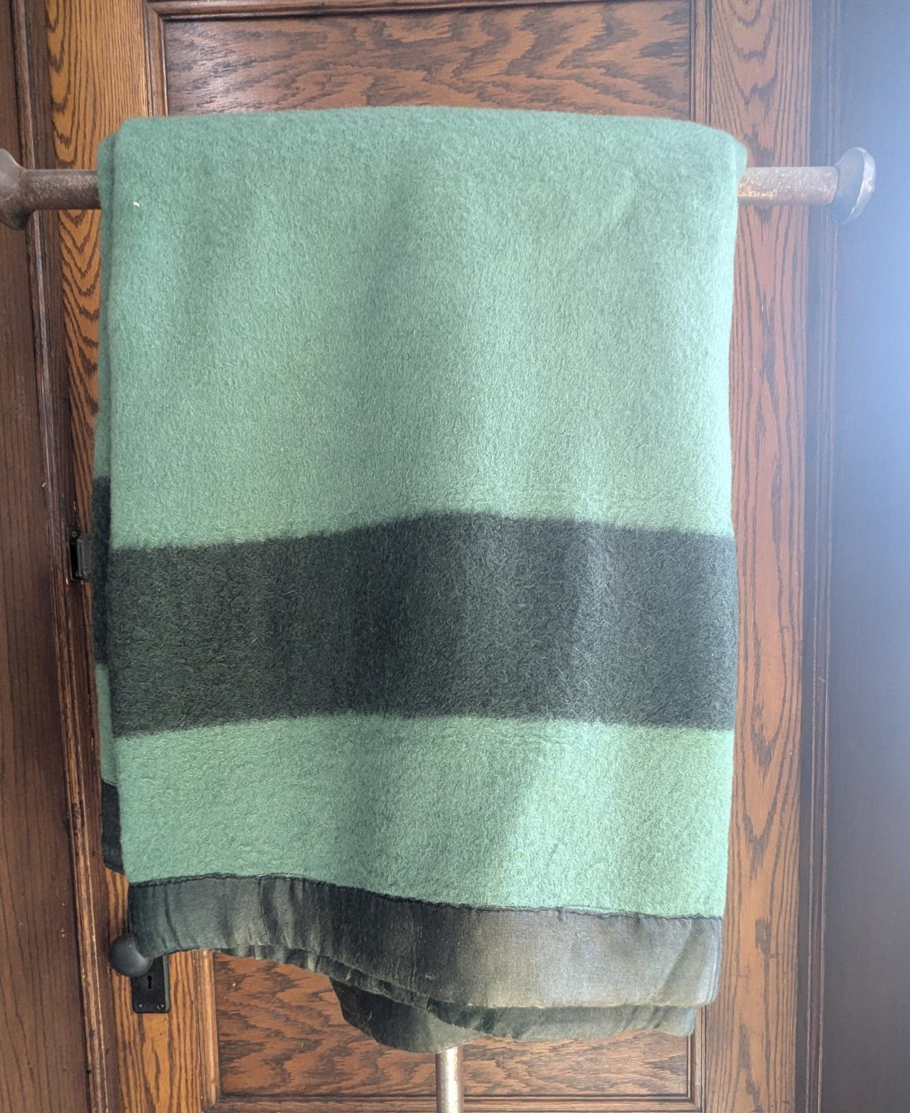 Hudsons Bay Point Blanket - Green