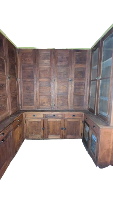 Antique Cabinets - 21 lineal feet