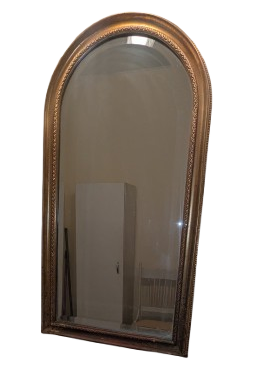 Vintage Gold Arched Mirror